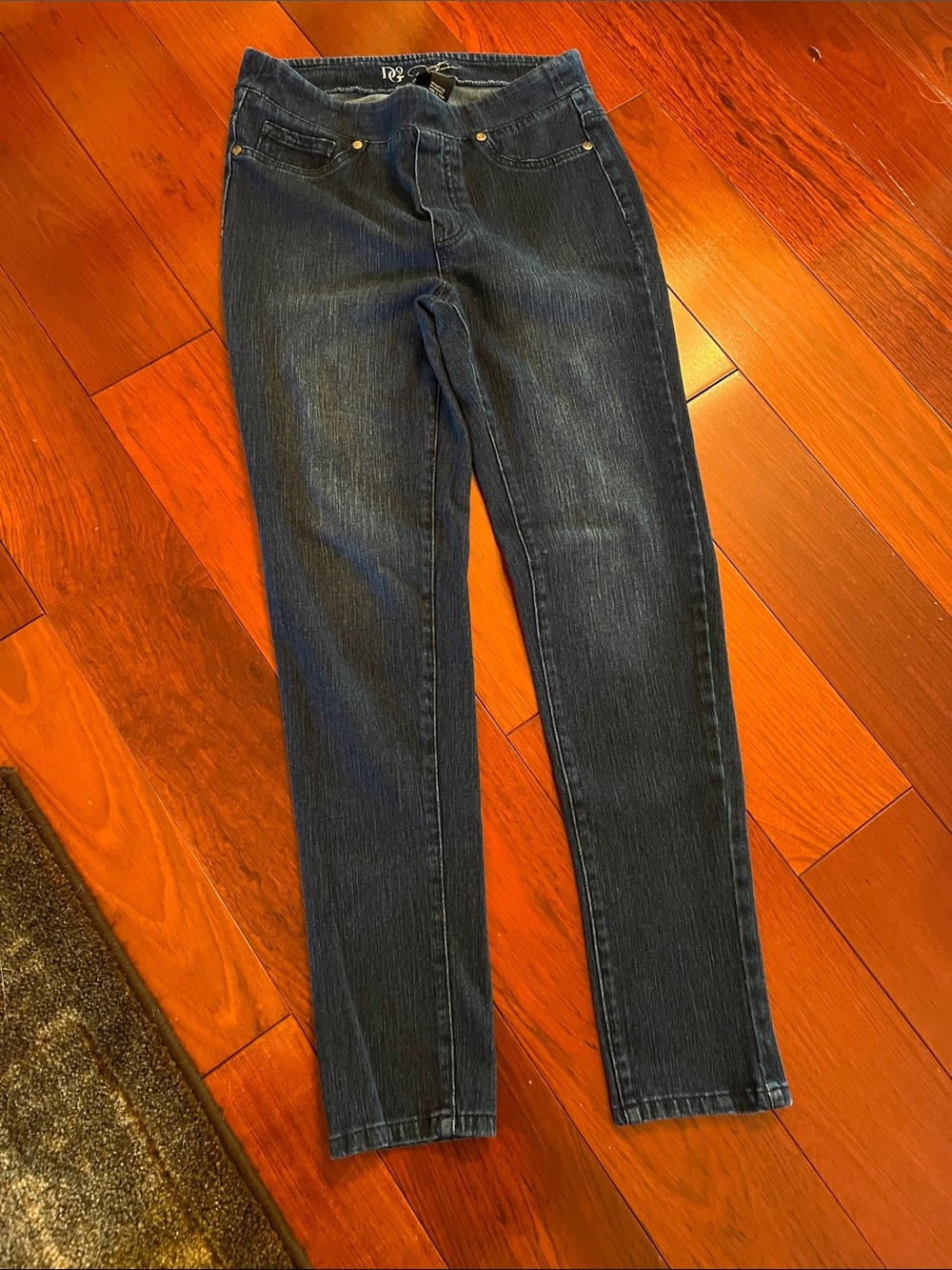 Diane Gilman Dark Indigo Skinny Jeans